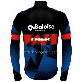 Wielershirt 2022 Baloise-Trek Lions Black Lange Mouw Rood Blauw